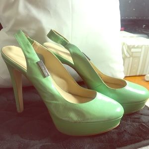 ❗️SALE❗️TEAL CALVIN KLEIN HEELS